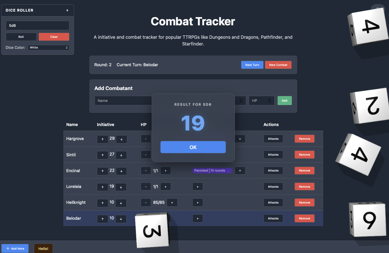 Combat Tracker